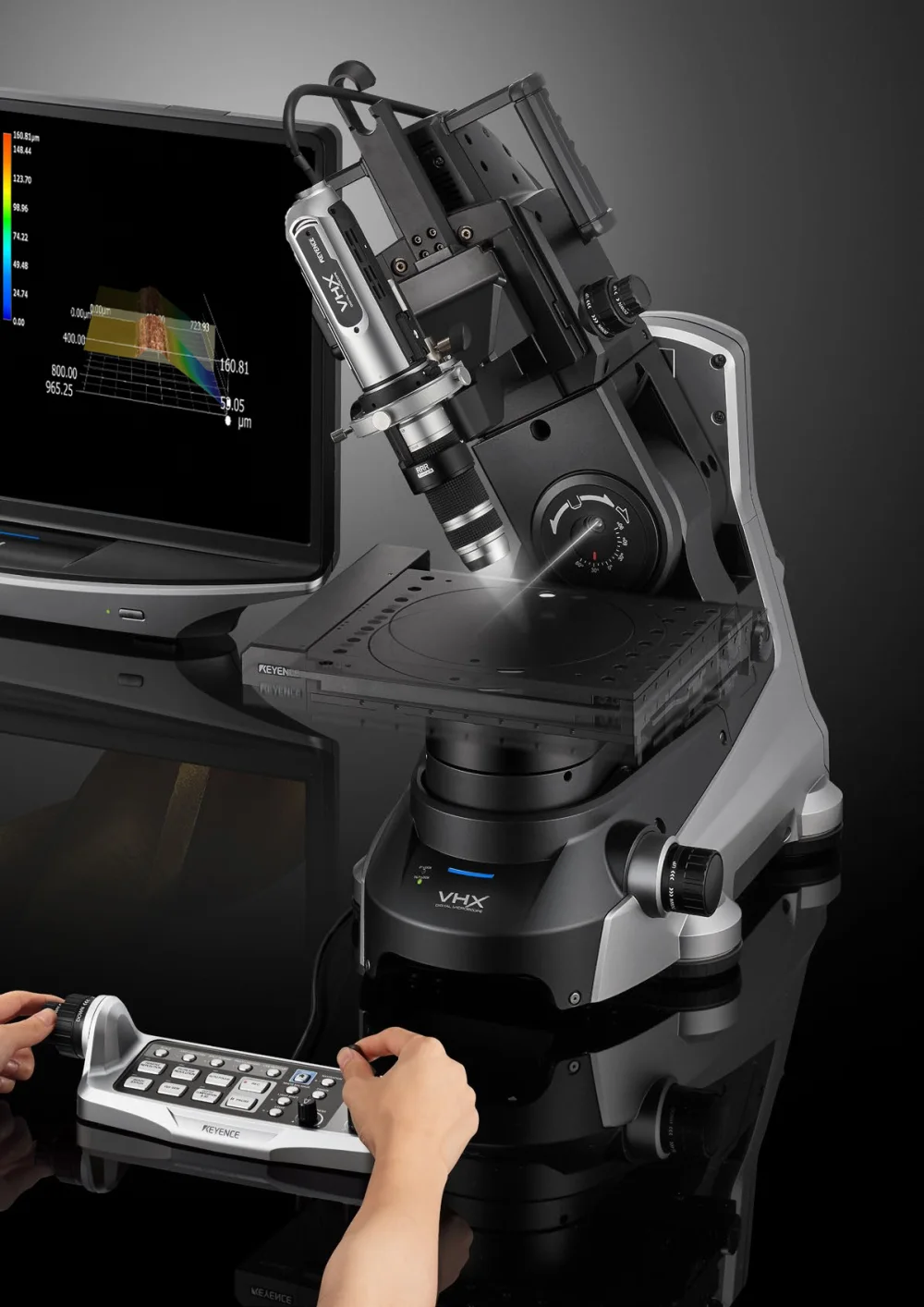 KEYENCE VHX-7000 digital mikroskop for overflate- og metallografisk inspeksjon